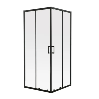 Душова кабіна DIVERSE SC02-90x90x195-TR без піддону, прозоре скло 5мм, BLACK (MI6862)
